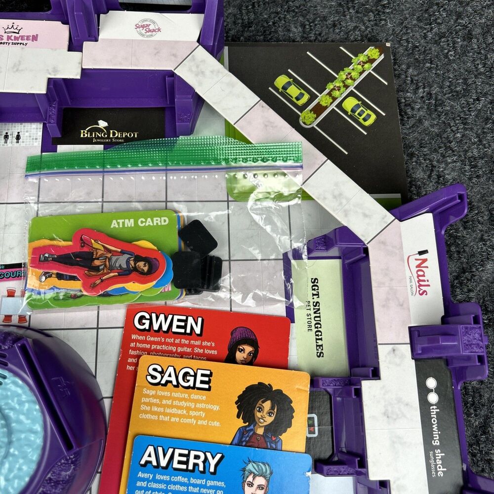 Mall Madness Electronic Board Game 2020 Hasbro The Classic Shopping Spree Game - Picture 5 of 15